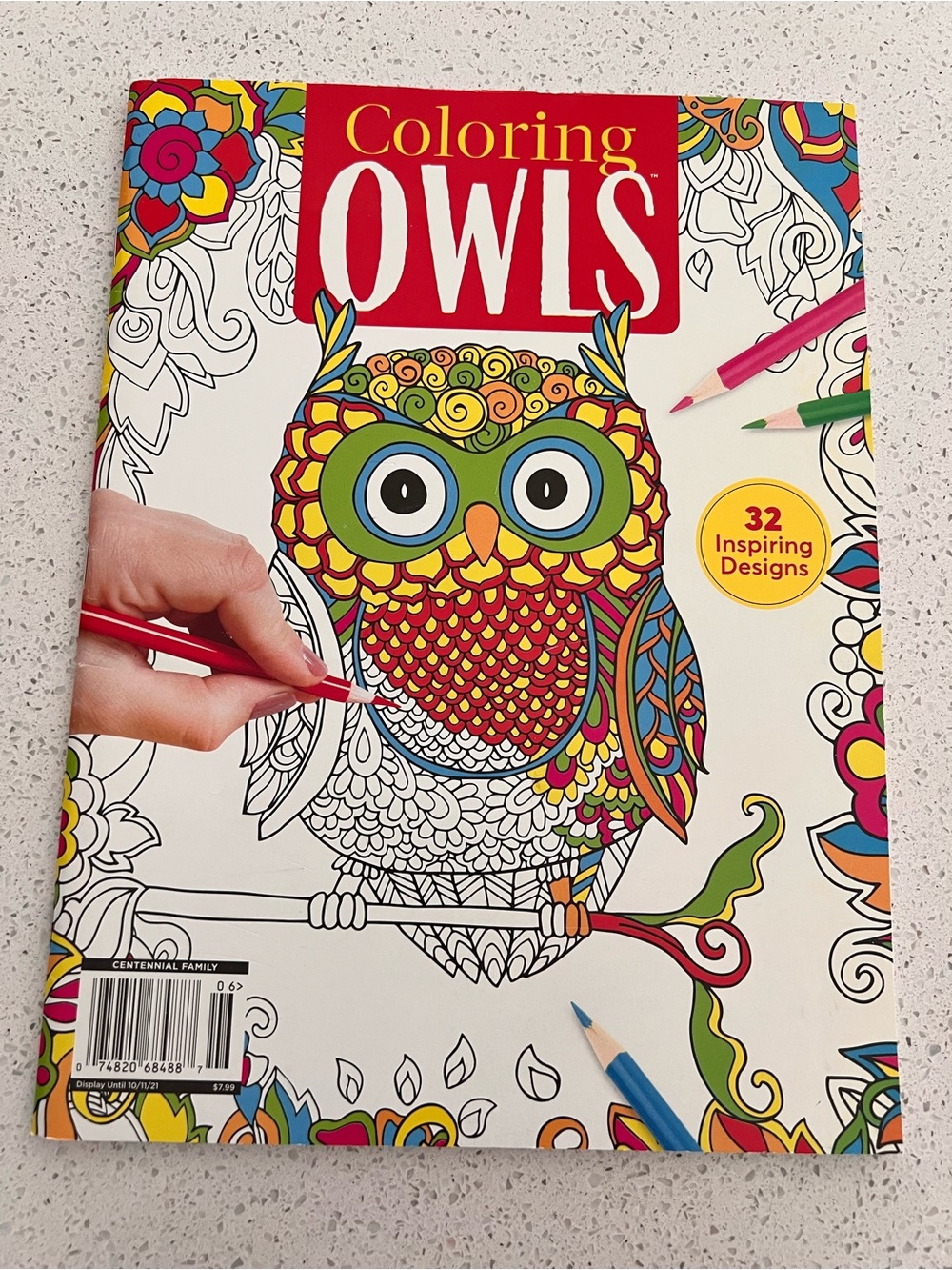 Coloring Owls Adult Coloring Book
